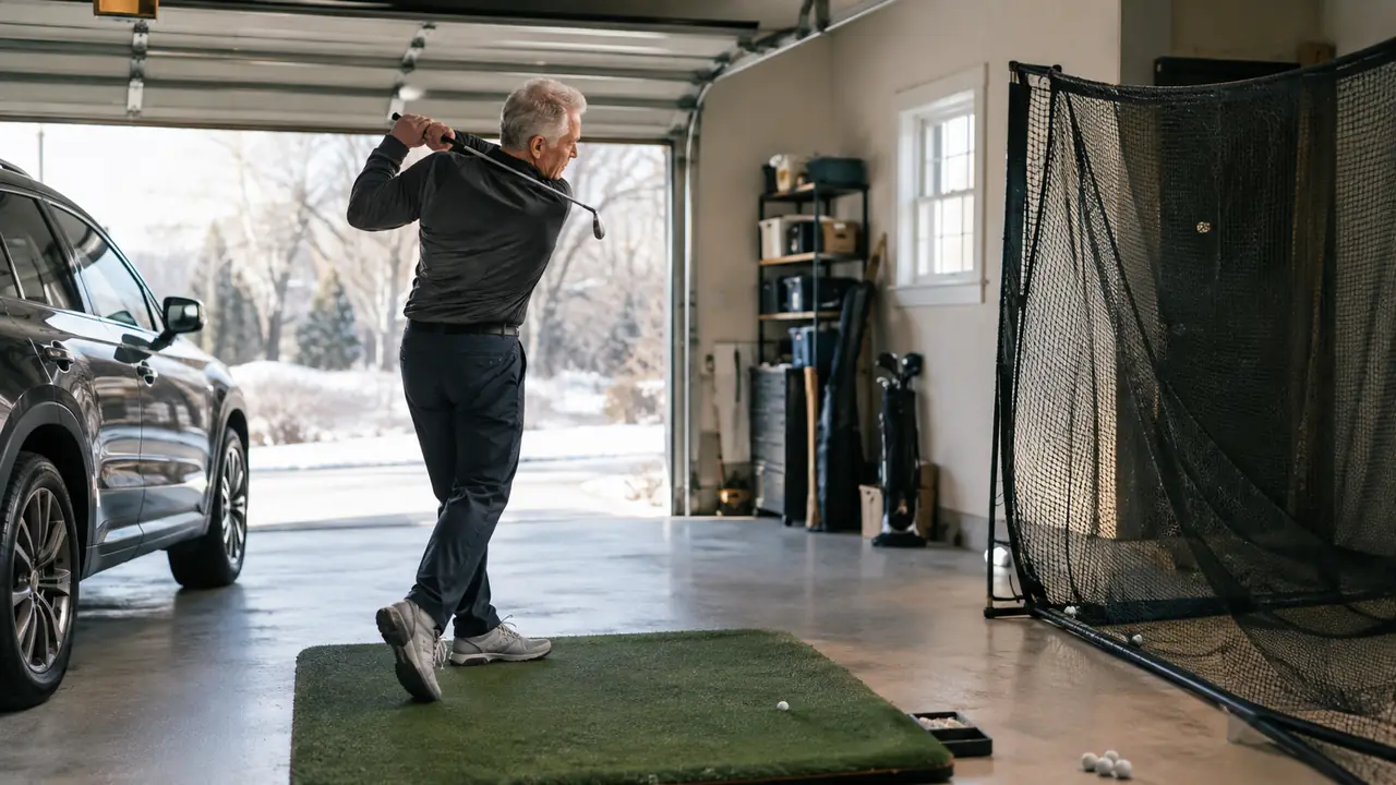 The Mat in My Garage That Saved My Winter Golf Game