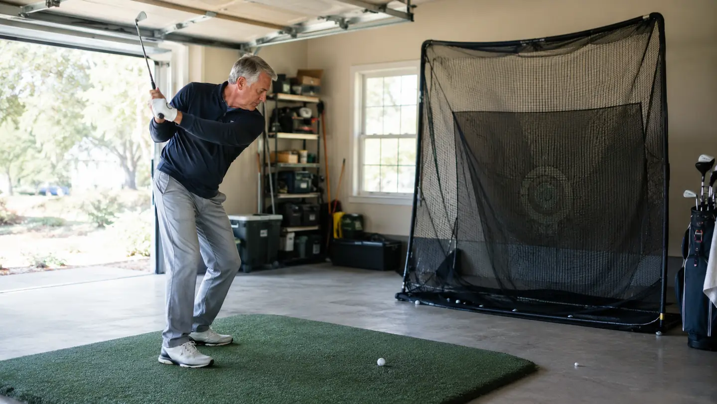 How to Practice Golf at Home With a GoSports Elite Hitting Mat